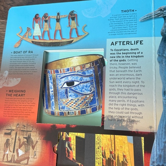 DK Egyptorium Book with Gold Cover - Picture 14 of 16